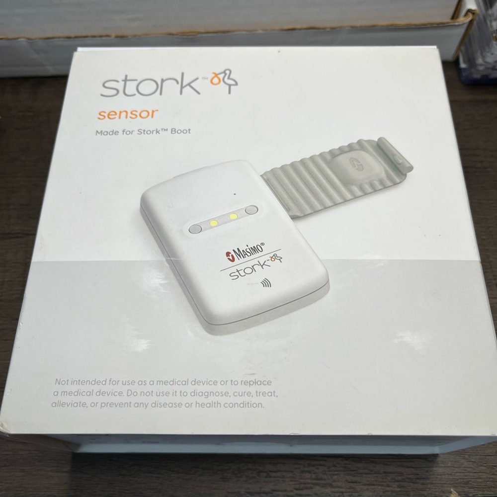Masimo Stork Baby Monitor Sensor White Open Box